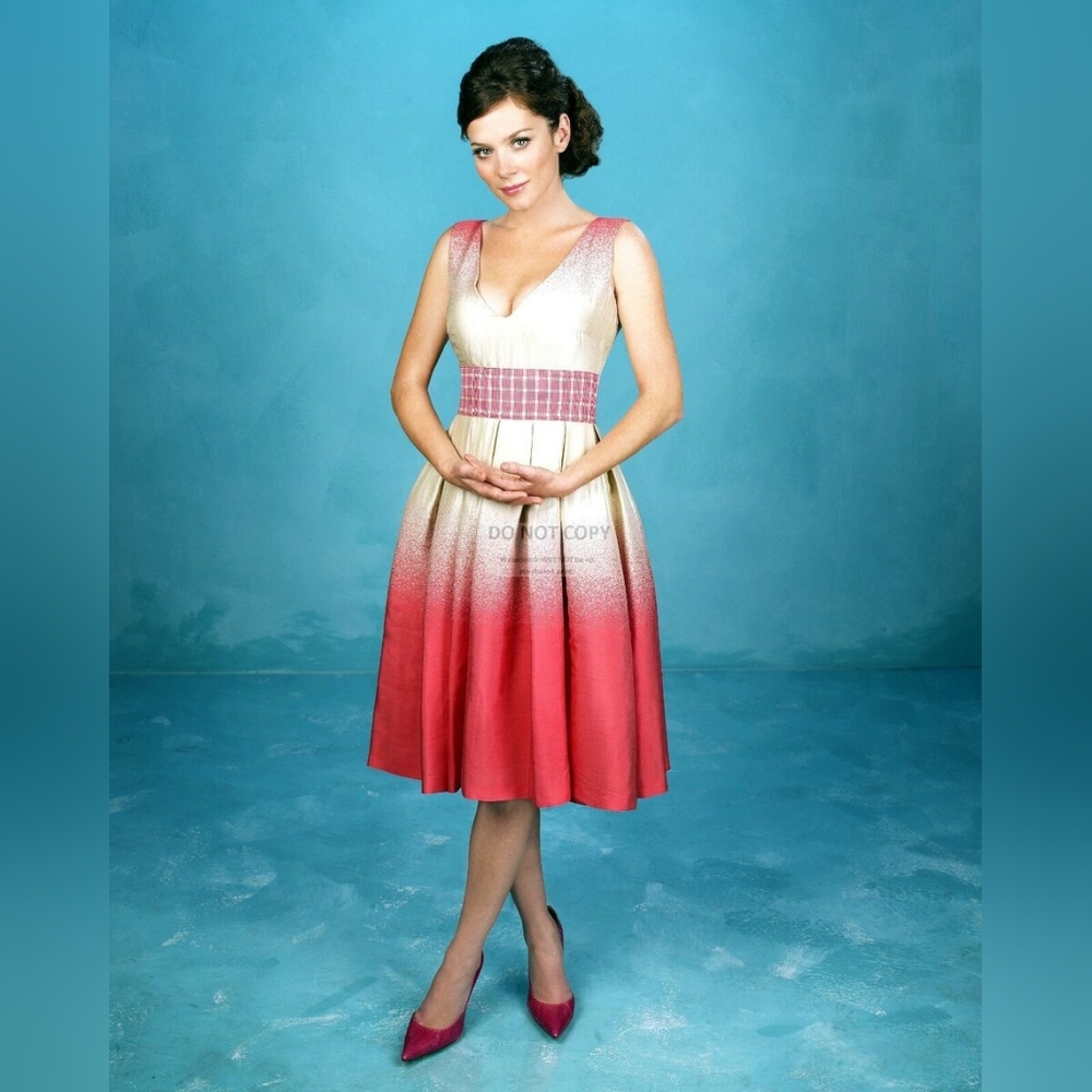 Pink Prada Silk Runway Vintage midi pinup vixen dress XS